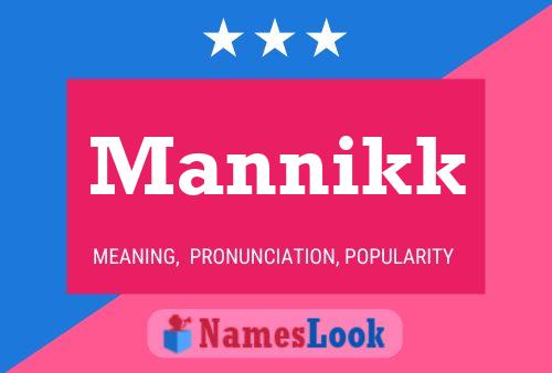 Póster del nombre Mannikk