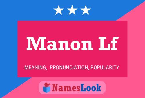 Póster del nombre Manon Lf