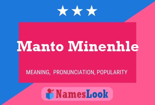 Póster del nombre Manto Minenhle