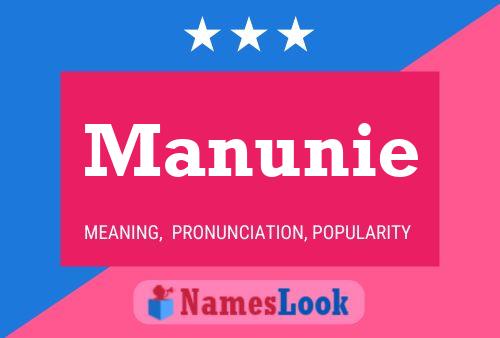 Póster del nombre Manunie