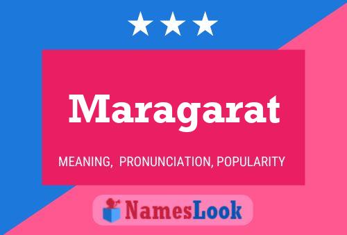 Póster del nombre Maragarat