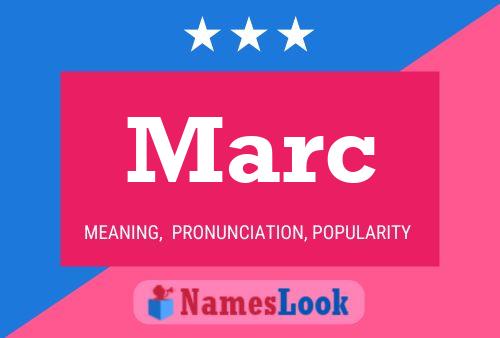 Póster del nombre Marc