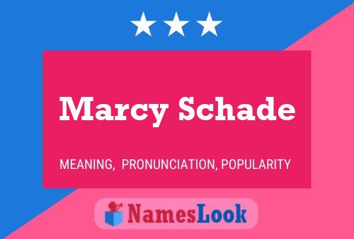 Póster del nombre Marcy Schade