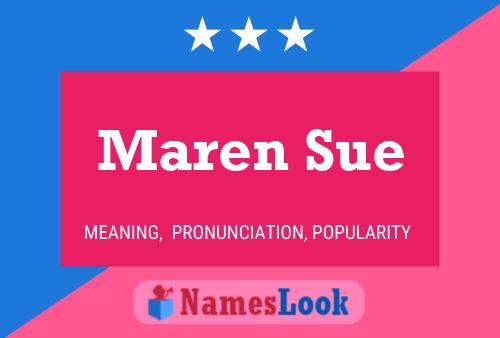 Póster del nombre Maren Sue