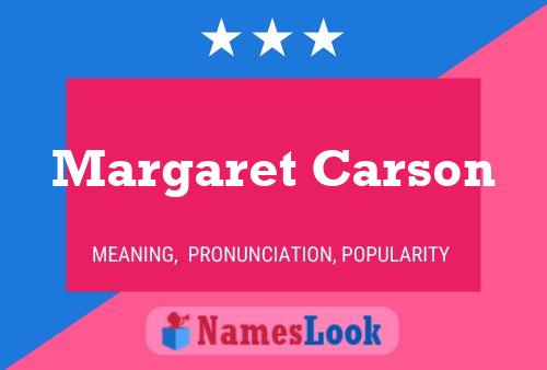 Póster del nombre Margaret Carson