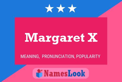 Póster del nombre Margaret X