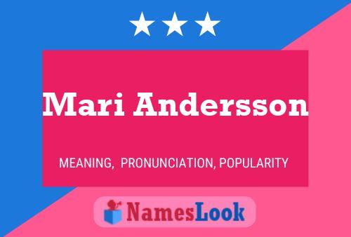 Póster del nombre Mari Andersson