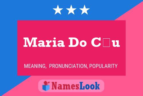 Póster del nombre Maria Do Céu