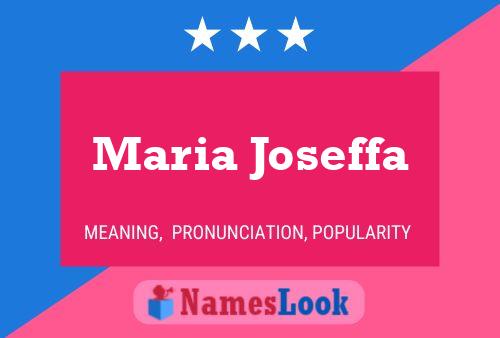 Póster del nombre Maria Joseffa