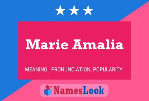 Póster del nombre Marie Amalia