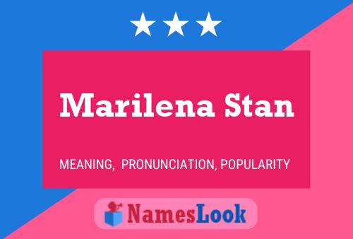 Póster del nombre Marilena Stan