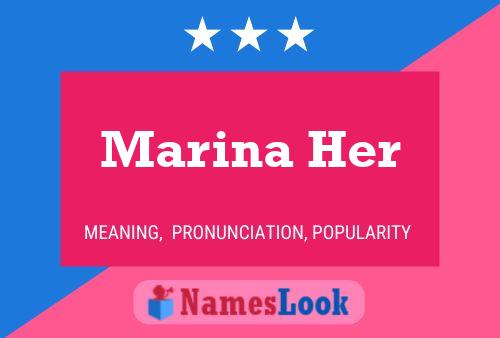 Póster del nombre Marina Her