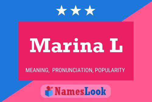 Póster del nombre Marina L