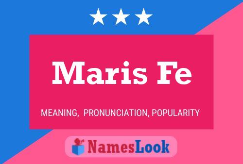 Póster del nombre Maris Fe