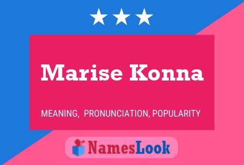 Póster del nombre Marise Konna