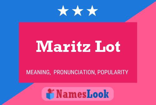 Póster del nombre Maritz Lot