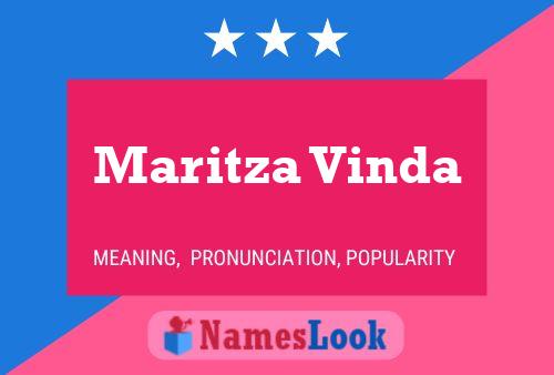 Póster del nombre Maritza Vinda