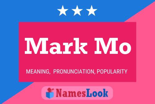 Póster del nombre Mark Mo