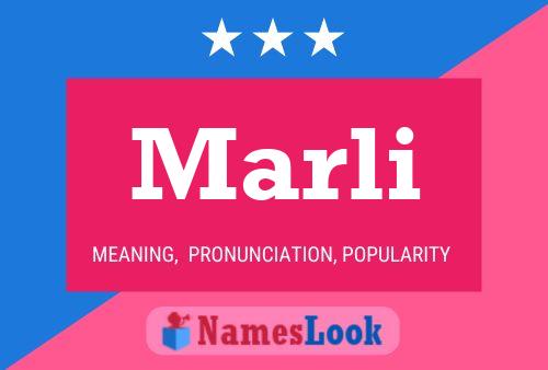 Póster del nombre Marli