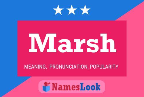 Póster del nombre Marsh