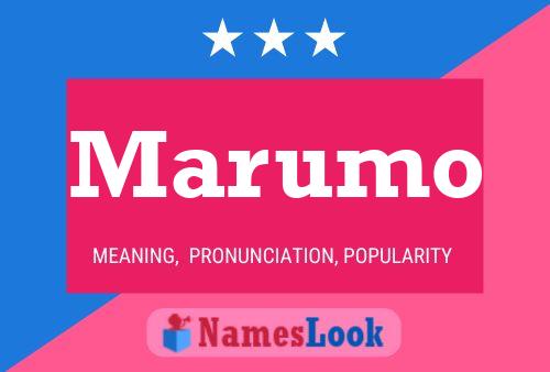 Póster del nombre Marumo