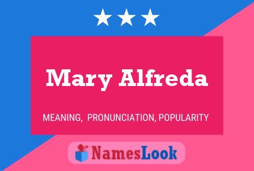 Póster del nombre Mary Alfreda