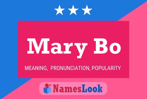 Póster del nombre Mary Bo