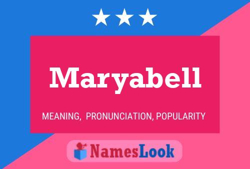 Póster del nombre Maryabell