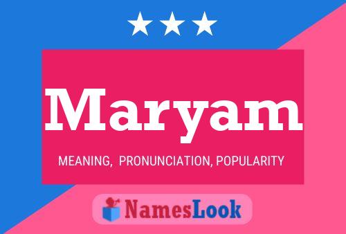 Póster del nombre Maryam