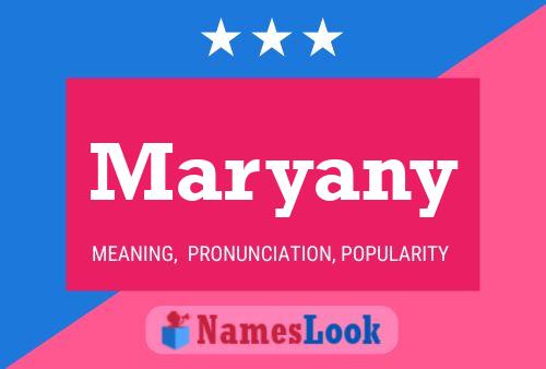 Póster del nombre Maryany