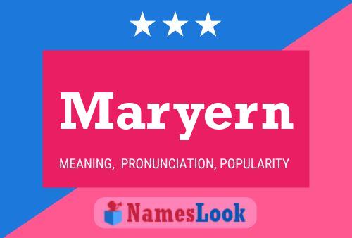 Póster del nombre Maryern