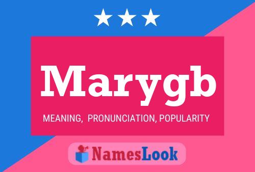 Póster del nombre Marygb