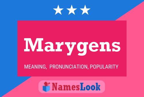 Póster del nombre Marygens