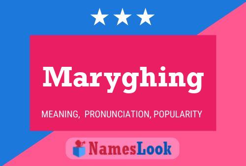 Póster del nombre Maryghing