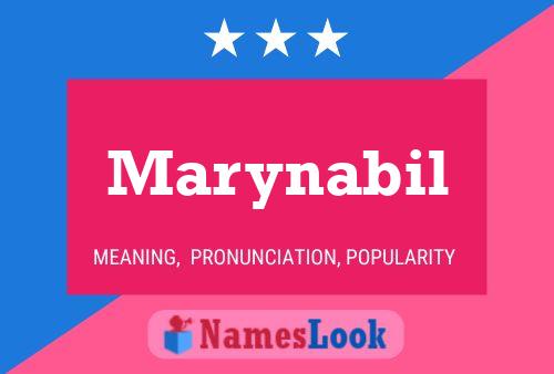 Póster del nombre Marynabil