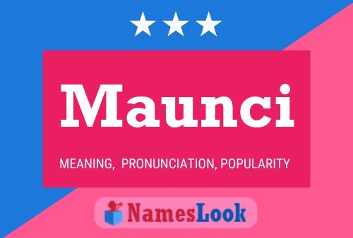 Póster del nombre Maunci