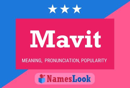 Póster del nombre Mavit