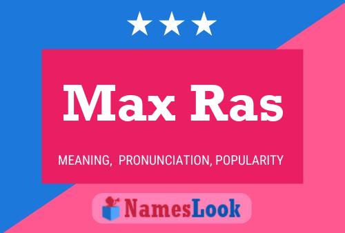 Póster del nombre Max Ras