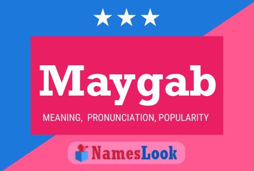 Póster del nombre Maygab