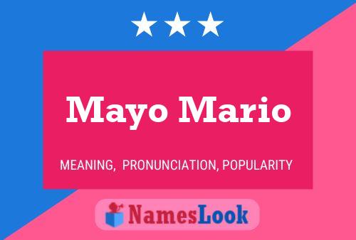 Póster del nombre Mayo Mario