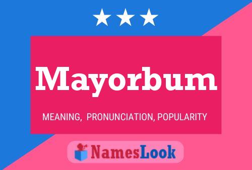 Póster del nombre Mayorbum