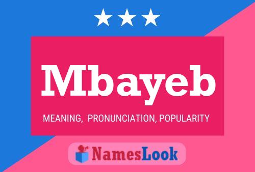 Póster del nombre Mbayeb