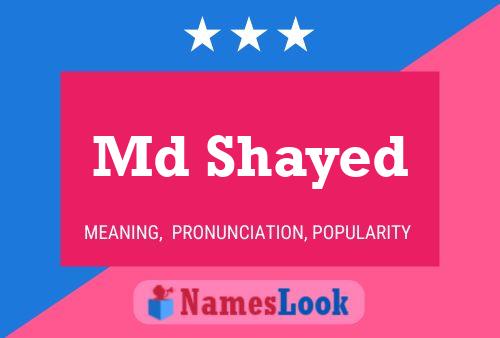 Póster del nombre Md Shayed