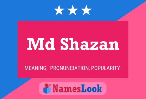 Póster del nombre Md Shazan