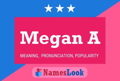 Póster del nombre Megan A