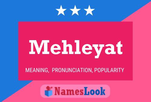 Póster del nombre Mehleyat