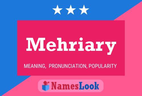 Póster del nombre Mehriary