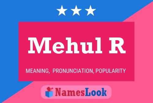 Póster del nombre Mehul R