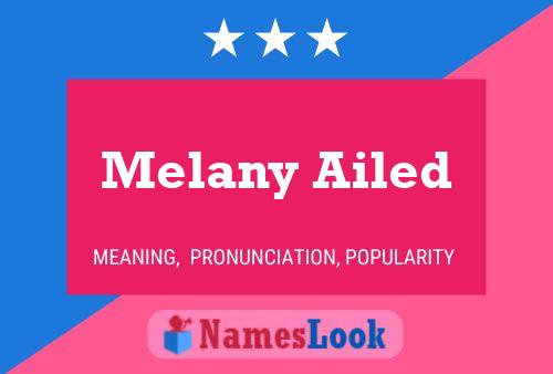 Póster del nombre Melany Ailed