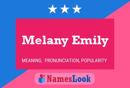 Póster del nombre Melany Emily